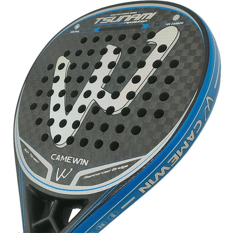 12K Carbon Fiber Padel Racket 26cm Face Size