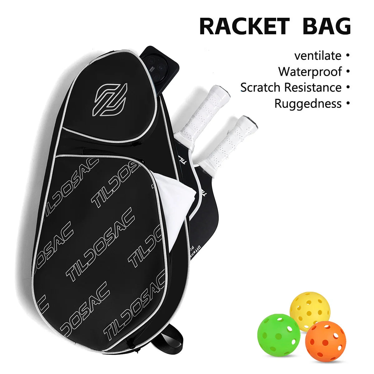 Waterproof Padel Racket Bag Cover