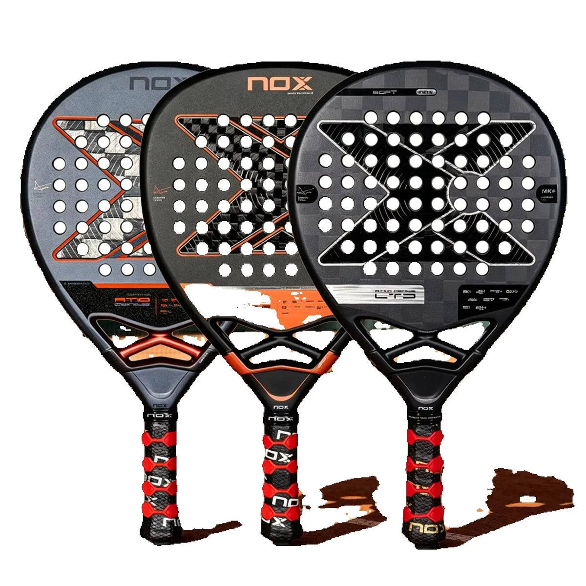 NOX Padel Racket Carbon Fiber 4 3/8 Grip
