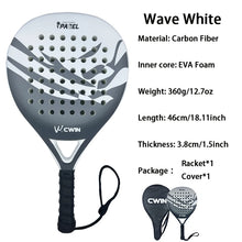 Cwin Carbon Fiber Padel Racket with EVA Foam Face
