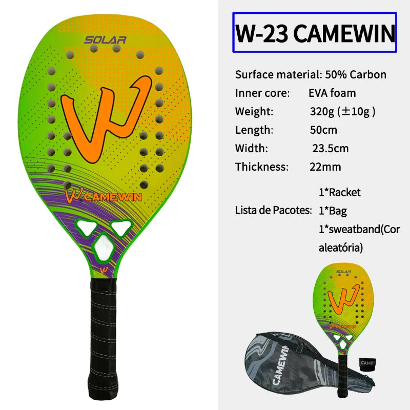 Padel Racket Carbon Fiber 50cm 320-330g