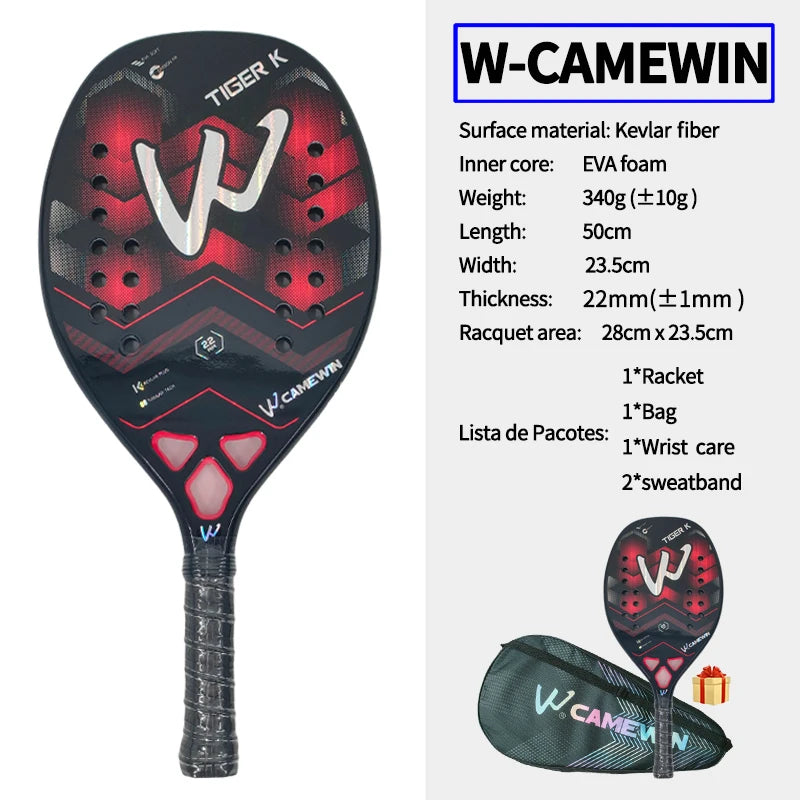 Kevlar Fiber Padel Racket 50cm