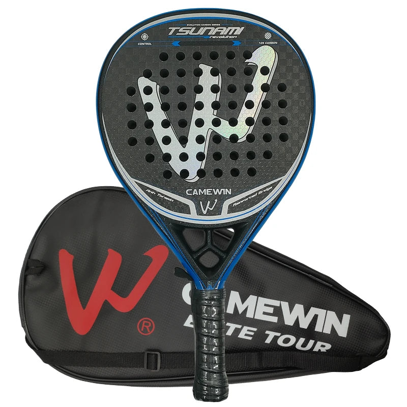 12K Carbon Fiber Padel Racket 26cm Face Size