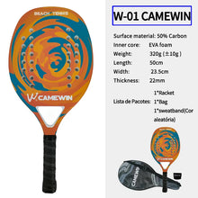 Padel Racket Carbon Fiber 50cm 320-330g