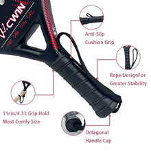 Cwin Carbon Fiber Padel Racket Red