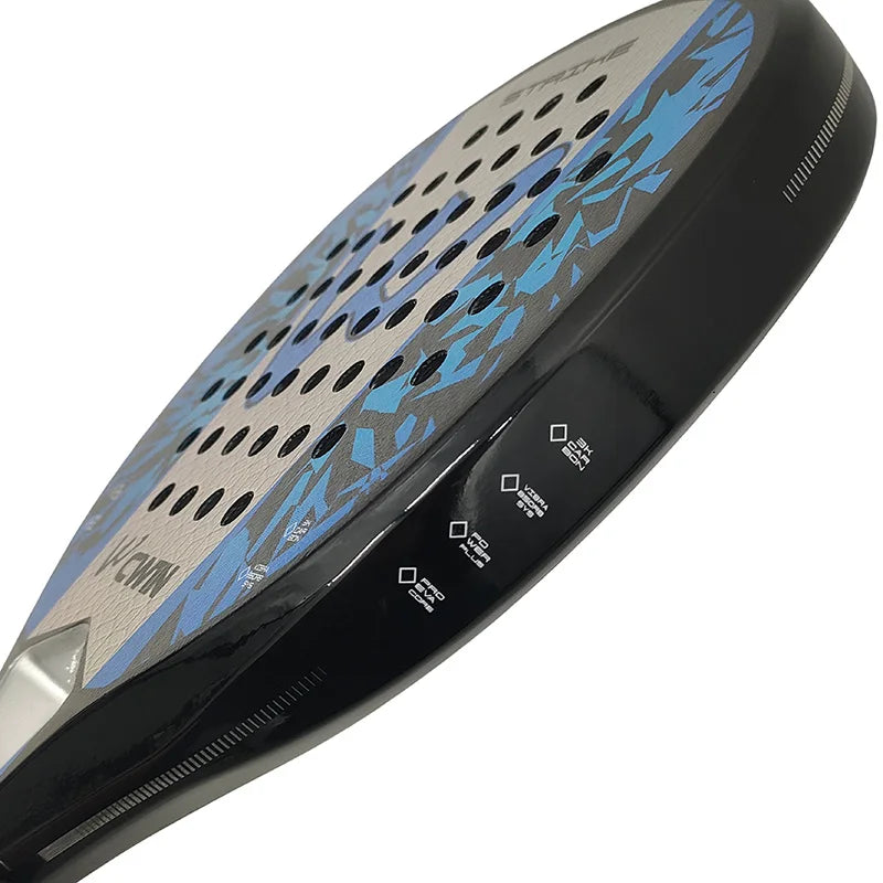 3K Carbon Fiber Padel Racket 25cm Face Size