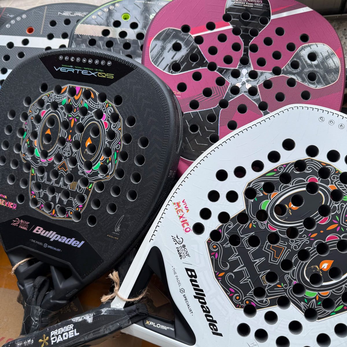 BULLPADEL Padelio raketė iš anglies pluošto