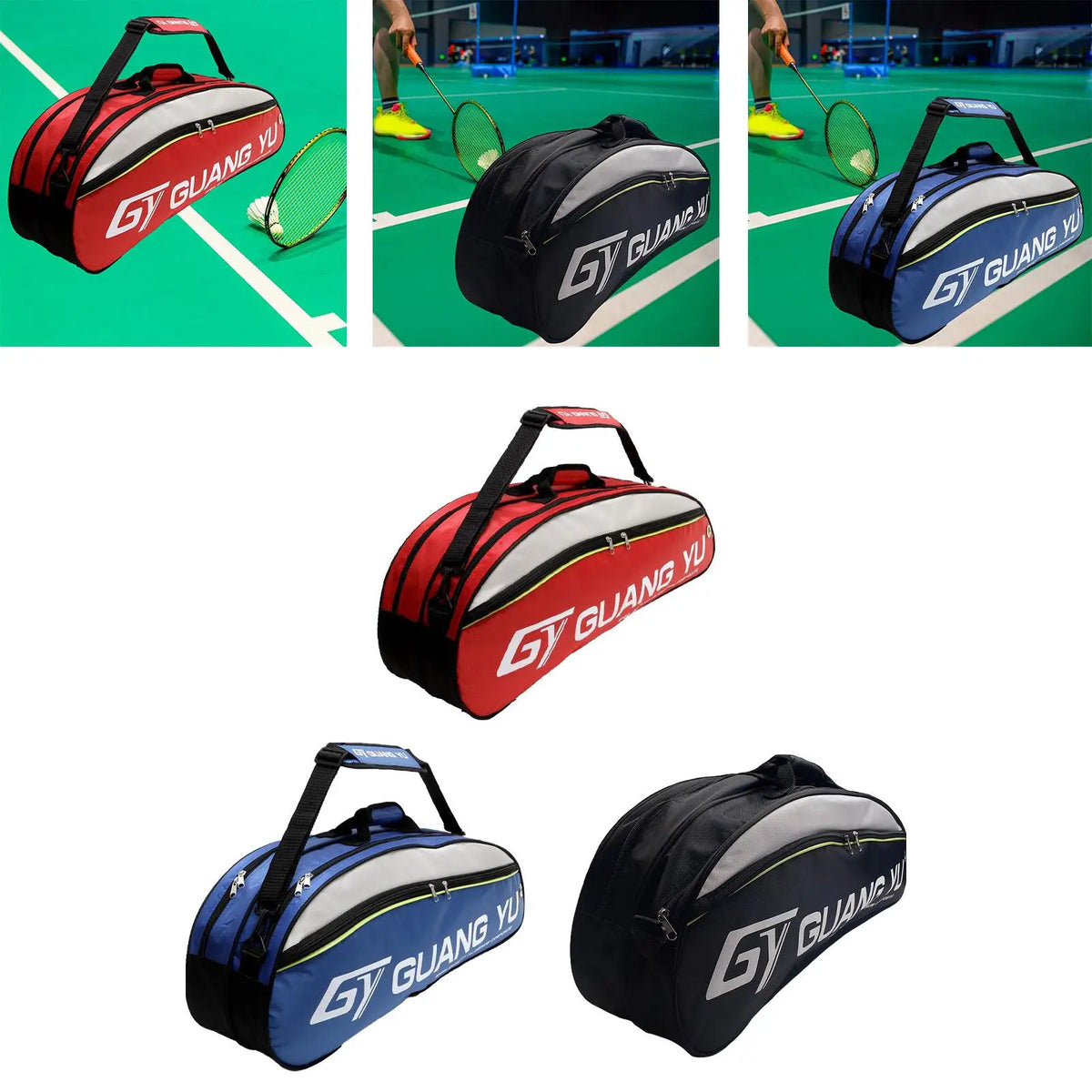 Nylon Padel Racket Backpack Bag