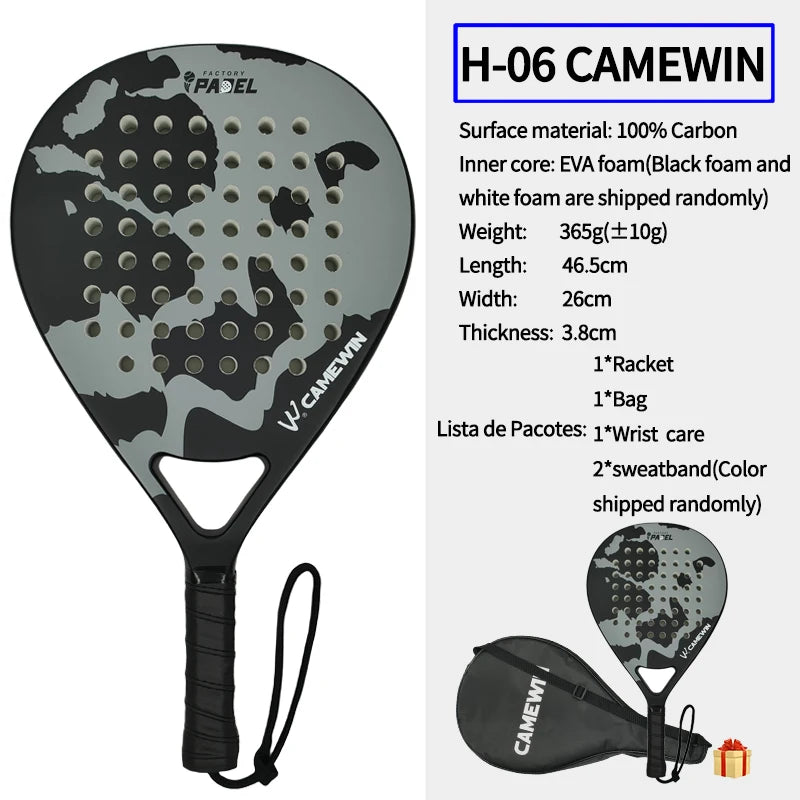 38MM Carbon Fiber Padel Racket
