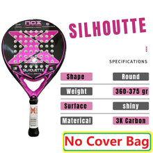 Nox Padel Racket Carbon Fiber Grip 4 3/8