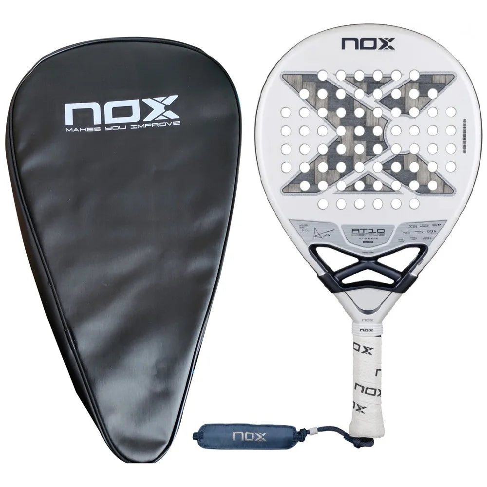 NOX Padel Racket Carbon Fiber 4 3/8 Grip