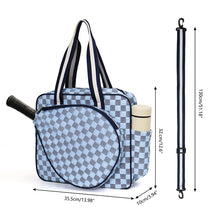 Checkered Padel Racket Carry Bag