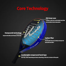 Carbon Fiber Padel Racket 46 cm with EVA Foam Core