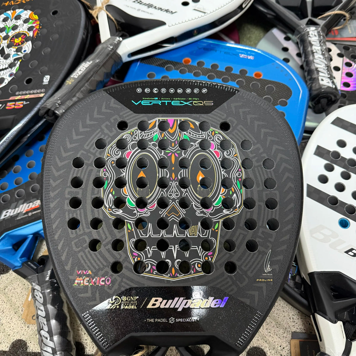 BULLPADEL Padelio raketė iš anglies pluošto