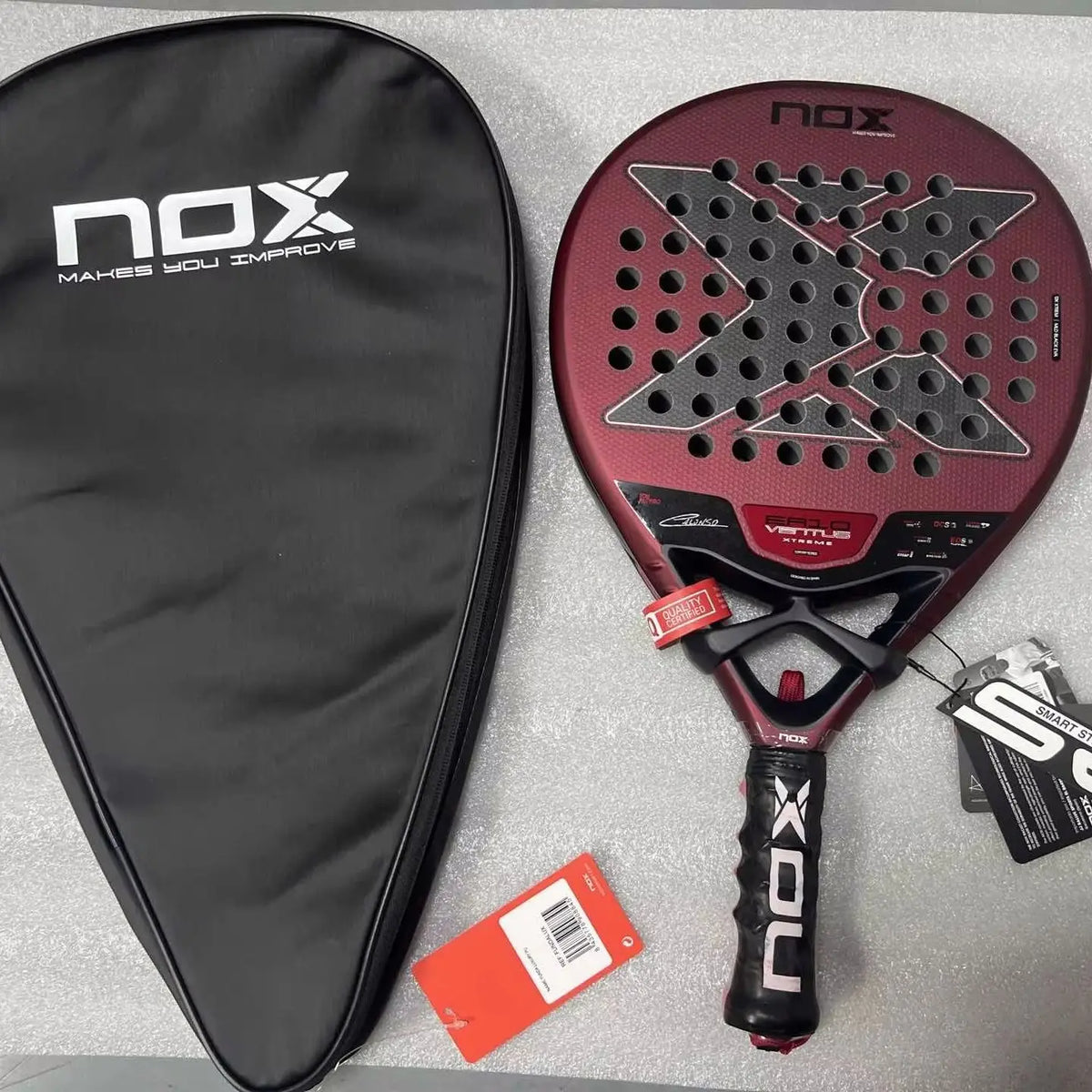 Nox Padel Racket 320-330g Carbon Fiber