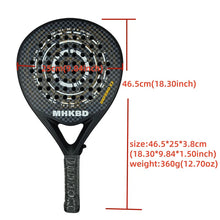Carbon Fiber Padel Racket 47cm for Adults