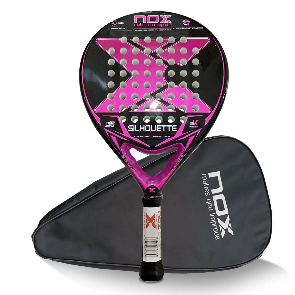 Nox Padel Racket with Carbon Fiber Grip