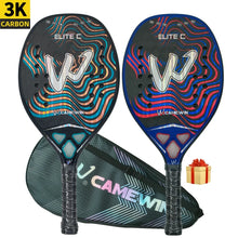 3K Padel Racket Carbon Fiber 50cm Oval Shape
