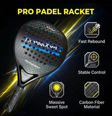 Lightweight Carbon Fiber Padel Racket 46 cm