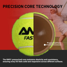 AMASPORT Padel Balls 10% Wool Felt Cover