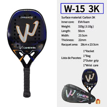3K Carbon Padel Racket 50cm Oval Shape