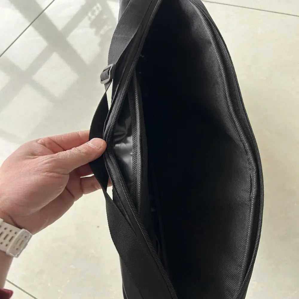 Black Polyester Padel Racket Bag