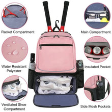 Reversible Padel Backpack with Shoe Pocket