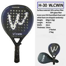 Carbon Fiber Padel Racket 46 cm with EVA Foam Core