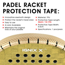 Padel Racket Protection Tape Pack of 2 4 or 6