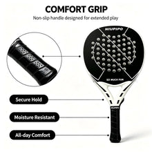 NIUPIPO Padel Racket Black White
