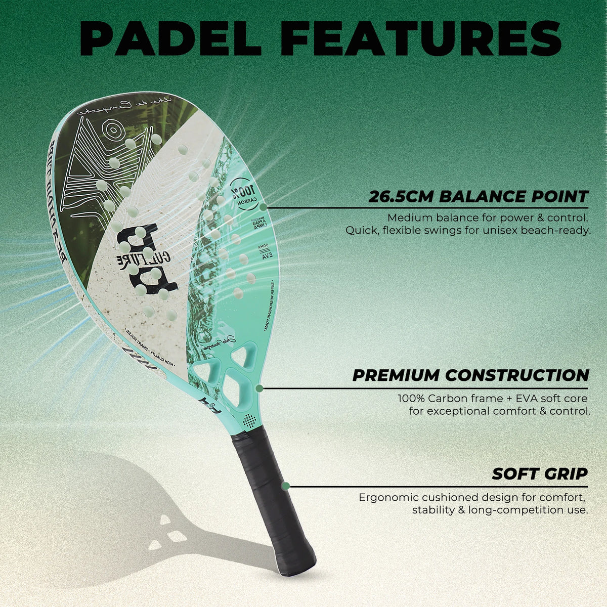 Full Carbon Padel Racket