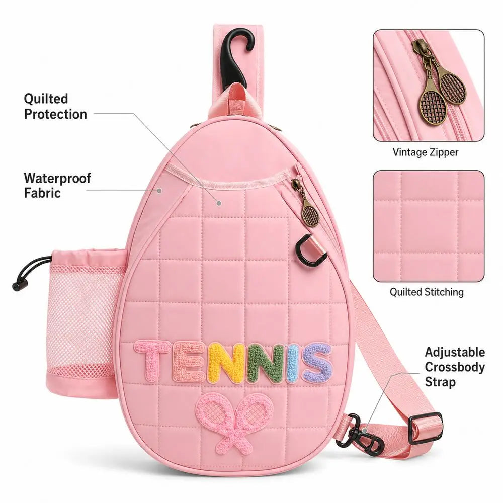 Waterproof Polyester Padel Sports Sling Bag