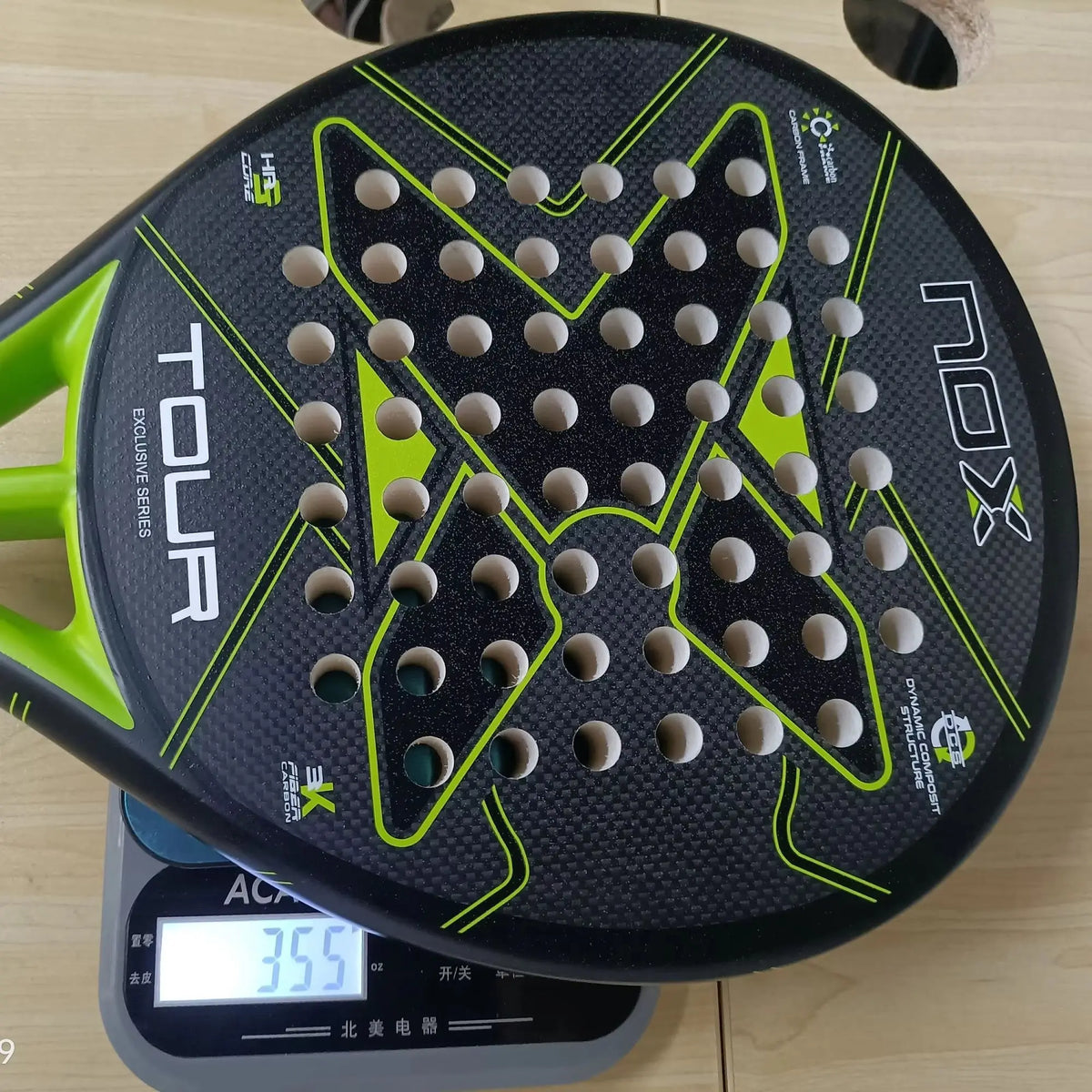 Nox Padel Racket Carbon Fiber Grip 4 3/8