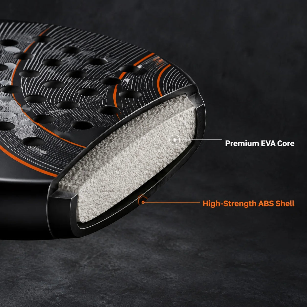 WNONSO Padel Racket EVA Foam Core Round