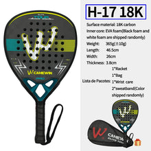 18K Carbon Fiber Padel Racket 26cm x 46.5cm