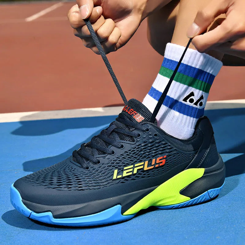 Lace-Up Breathable Padel Shoes for Unisex