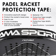 Transparent Padel Racket Protector Pack of 3 or 5
