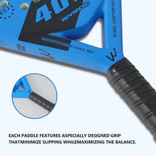 Teardrop Padel Racket Carbon with Custom Grip