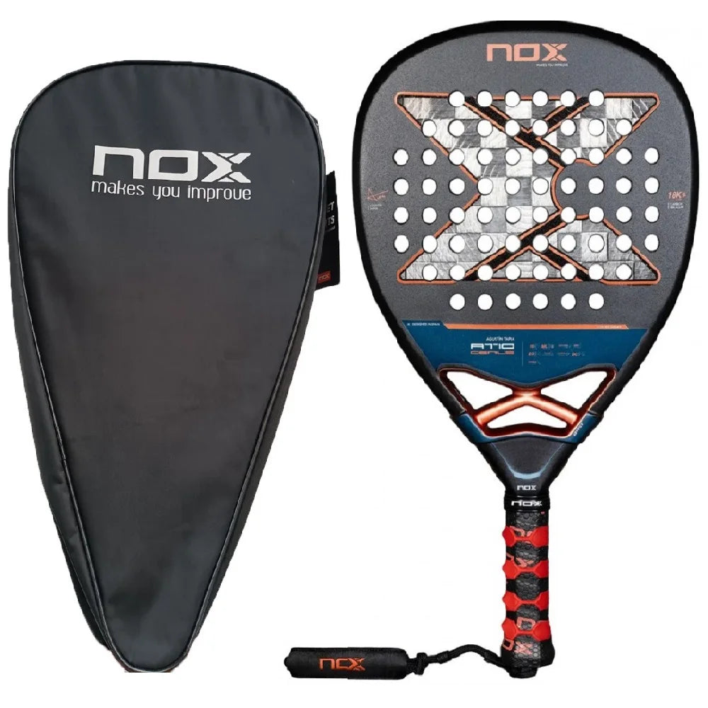 NOX Padel Racket Carbon Fiber 4 3/8 Grip