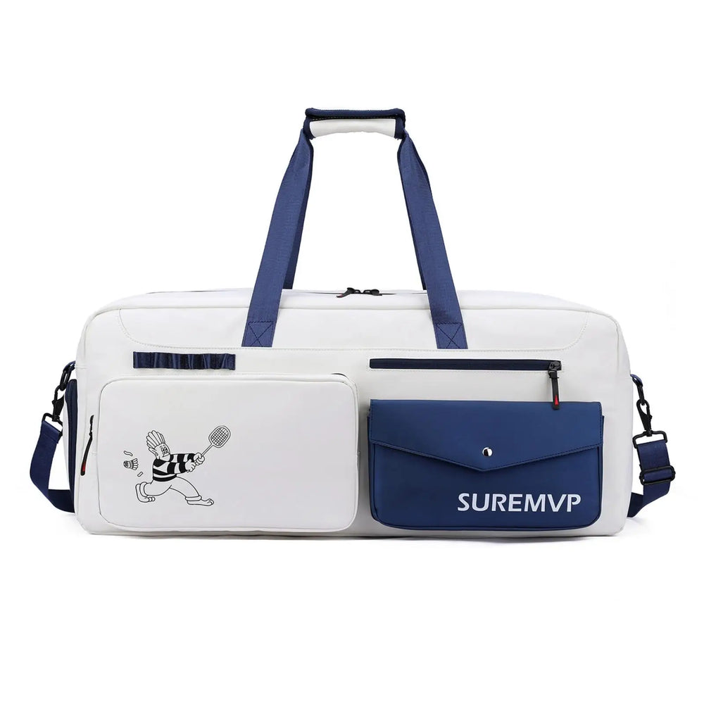 Large Capacity Padel Bag with Shoe Compartment