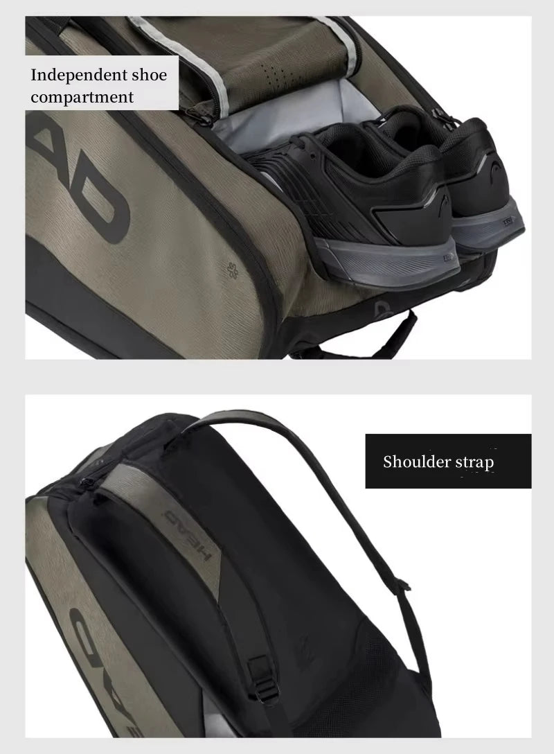 HEAD PROX Padel Racket Bag Large Capacity Polyester