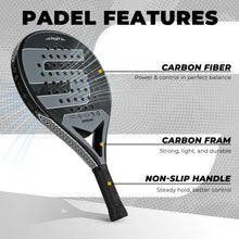 Carbon Fiber Padel Racket 45 cm Round Shape
