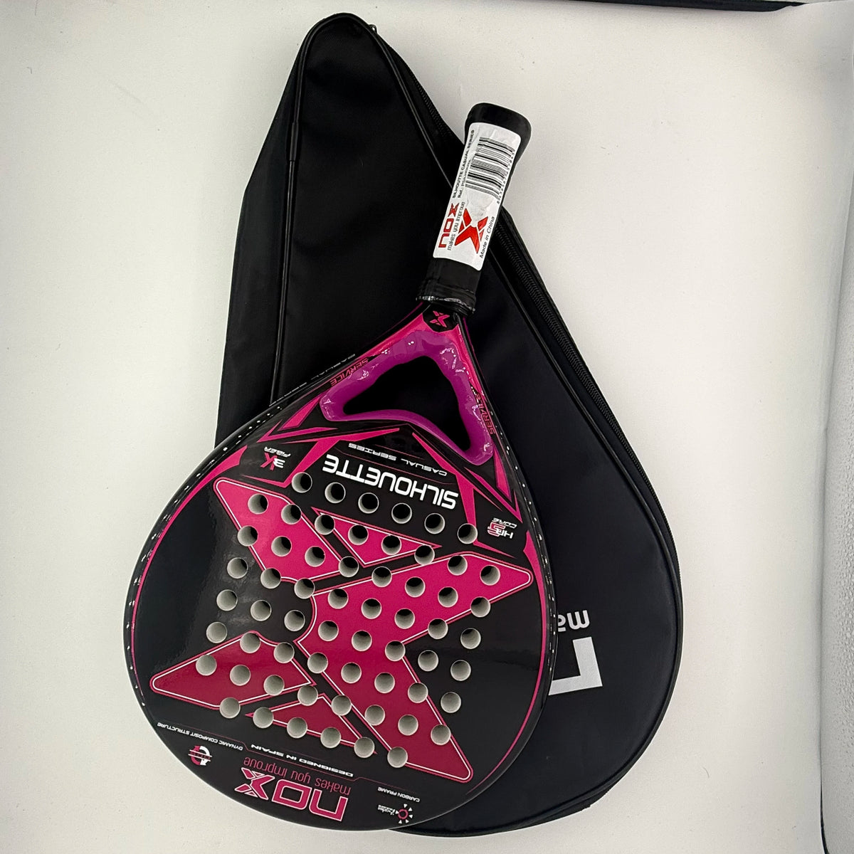 NOX Padel Racket Carbon Fiber 4 3/8