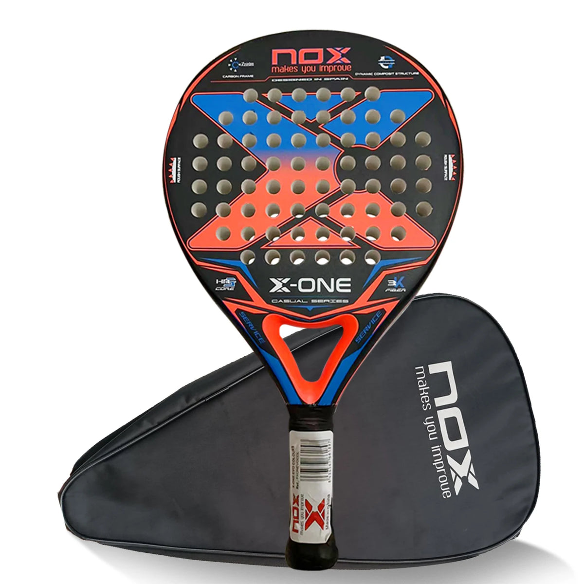Nox Padel Racket 320-330g Carbon Fiber