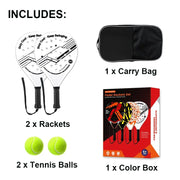 2Pcs White Racket