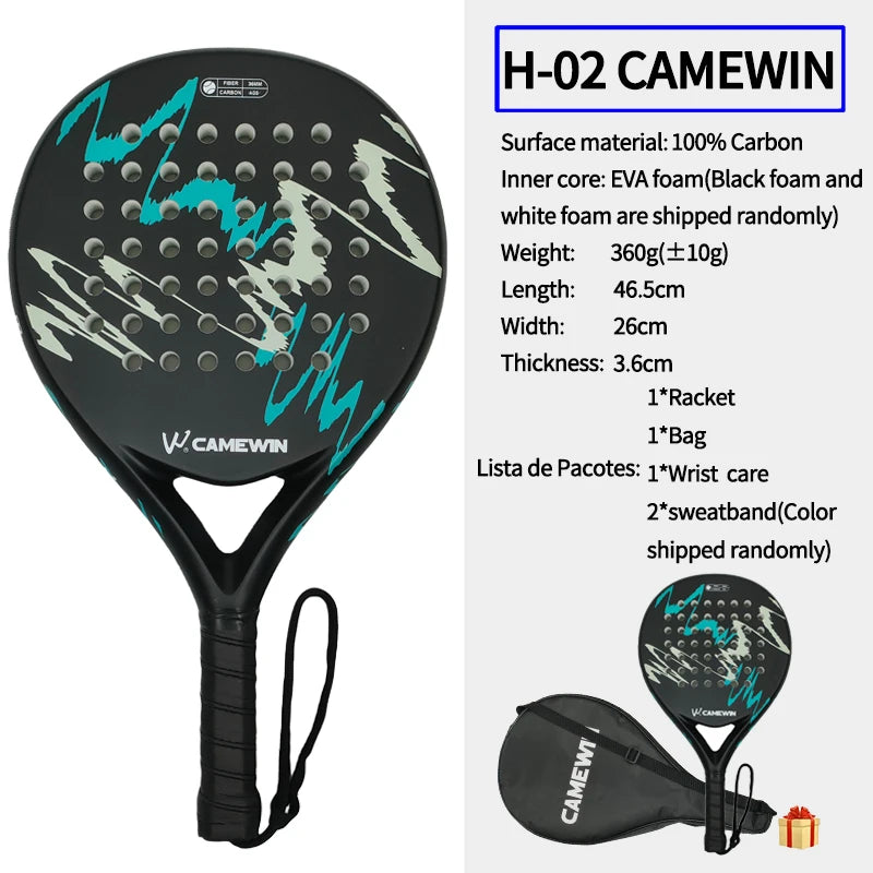 Carbon Fiber Padel Racket 46.5 cm