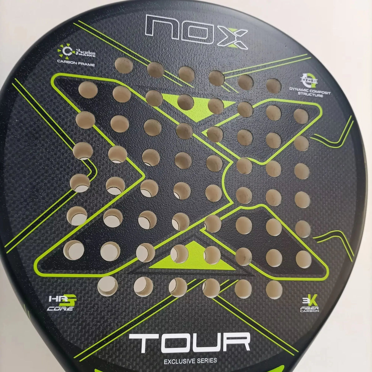 Nox Padel Racket Carbon Fiber 4 3/8 Grip