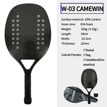 Padel Racket Carbon Fiber 50cm 320-330g