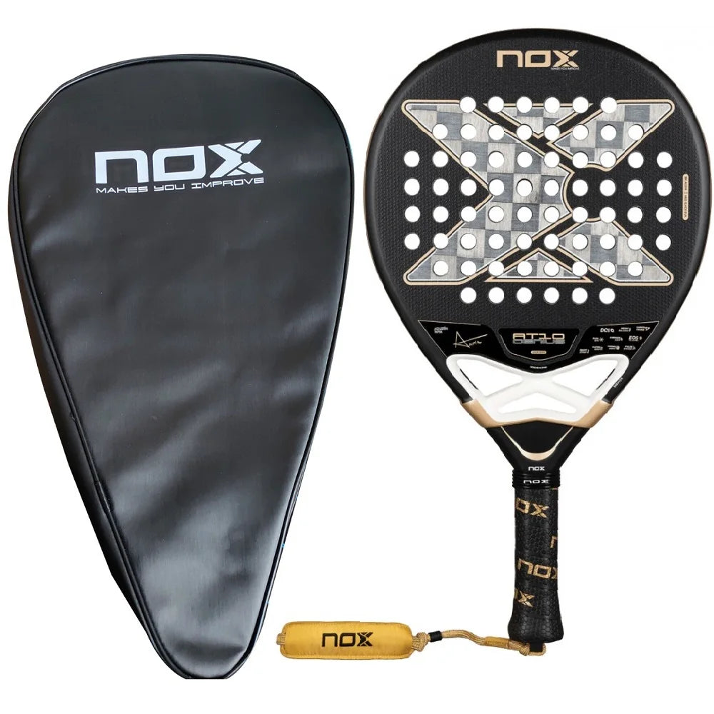 NOX Padel Racket Carbon Fiber 4 3/8 Grip