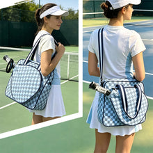 Checkered Padel Racket Carry Bag